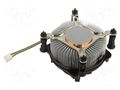 Heatsink: extruded; 12VDC; aluminium,copper; 69.5m3/h; H: 63.2mm Akasa AK-CC6606BP01