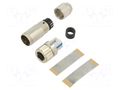 Connector: M12; plug; PIN: 4; female; 60V; straight; push-lock; 4A PHOENIX CONTACT SACCM12FSD4PLSHPN