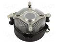 Heatsink: extruded; 12VDC; aluminium; 96.5m3/h; H: 58.5mm; W: 95mm Akasa AK-CC7108EP01