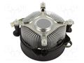Heatsink: extruded; 12VDC; aluminium; 96.5m3/h; H: 58.5mm; W: 95mm Akasa AK-CC7108EP01