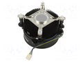Heatsink: extruded; 12VDC; aluminium; 96.5m3/h; H: 62.3mm; W: 94.8mm Akasa AK-CC7117EP01