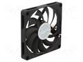 Fan: DC; axial; 12VDC; 80x80x10.8mm; 27.09dBA; EBR; 600÷3000rpm Akasa AK-FN076
