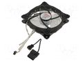 Fan: DC; axial; 12VDC; 120x120x25mm; 23.2dBA; slide; 1200rpm; 1pcs. Akasa AK-FN092