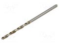 Drill bit; for metal; Ø: 2mm; high speed steel; 3pcs; blister ALPEN-MAYKESTAG ALP.18100200100
