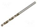 Drill bit; for metal; Ø: 3mm; high speed steel; 3pcs; blister ALPEN-MAYKESTAG ALP.18100300100