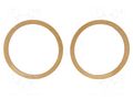 Spacer ring; MDF; 200mm; impregnated,varnished; 2pcs. 4CARMEDIA MDF-P200/8