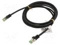 Patch cord; RJ45 plug,both sides; S/FTP; Cat 8.1; stranded; Cu Goobay S/FTP8.1-CU-150BK