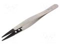 Tweezers; 130mm; for precision works; Blade tip shape: sharp WELLER WEL.249SA