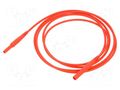 Test lead; 19A; banana socket 4mm,banana plug 4mm; insulated STÄUBLI XKF-414-20022