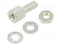 Screw for D-Sub (kit) 863001TLF AMPHENOL COMMUNICATIONS SOLUTIONS 863001TLF