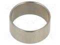 Spacer sleeve; 10mm; cylindrical; stainless steel; Out.diam: 22mm ELESA+GANTER GN609.5-20-22-10
