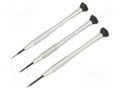Kit: screwdrivers; precision; 3pcs. BERNSTEIN BRN-4-360-E01