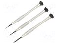 Kit: screwdrivers; precision; 3pcs. BERNSTEIN BRN-4-360-E01