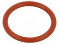 O-ring gasket; silicone; Thk: 6mm; Øint: 50mm; red; -60÷160°C ORING USZCZELNIENIA TECHNICZNE O-50X6-SI-RD