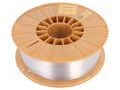 Filament: PET-G; 1.75mm; transparent; 220÷250°C; 1kg ROSA 3D ROSA-4020