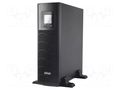 Power supply: UPS; 1.2kW; 2kVA; 230V; 440x410x132mm; 9Ah; Ubatt: 12V GEMBIRD EG-UPSRACK-12