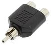ADAPTER, Y, PHONO PLUG TO 2 PHONO RECEPTACLE 27-605