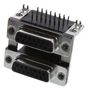 STACKED D SUB CONN, 15P RCPT-RCPT, TH L17H2442120