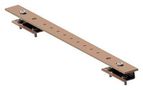 BUSBAR, COPPER, RACK MOUNT GRDBAR19