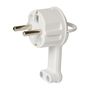 AC connector, Uni-Schuko with earthing, angled, white, ultra slim 230V 16A AC/CX-3U-M/WA/S 5907522128319