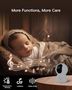 Baby Monitor Camera 2MP, with 5 Inch sceen WiFi PTZ 355° IR Night Vision, Night Light, Lullabies, Temperature Display AINANNY-B2 6974935721603