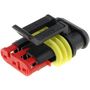 Korpusas - lizdas Superseal 3 kontaktų jungčiai RoHS AMP-282087-1