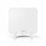 Indoor HDTV Antenna | Active | FM / UHF / VHF | Reception range: 0-25 km | LTE700 | Gain: 30 dB | ABS | White ANIR2502BK700 5412810309337