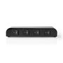 Speaker Control Switchbox | 4 port(s) | Terminal Screws | Speaker impedance: 4-16 Ohm | Maximum load per channel: 200 W | Aluminium | Black ASWI2614BK