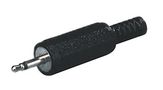 Plug 2.5mm mono cable mount AU/CX-2.5M-M-PL