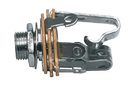 Lizdas 6.3mm stereo korpusinis AU/H-6.3S-F-M