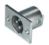 Kištukas mikrofoninis korpusinis 3pin. XLR AU/H-CA-M