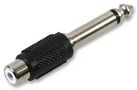 ADAPTER, MONO 6.35MM PLUG-RCA/PHONO RCPT PS000142