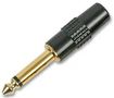 6.35MM JACK PLUG, MONO/GOLD PSG01785