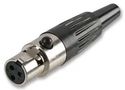 MINI XLR SOCKET, IN LINE PSG02940