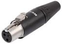 SOCKET, TINY XLR, CABLE, 3WAY RT3FC-B-W