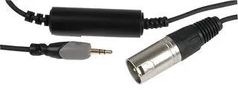 GROUND LOOP ISOLATOR, 3.5MM TO XLR P PLS00549
