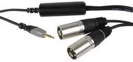GROUND LOOP ISOLATOR, 3.5MM TO 2X XLR P PLS00550