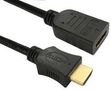 0.5M HS HDMI WITH ETHERNET M - F BLACK 99HDHS-400