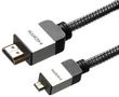 HDMI TO HDMI MICRO LEAD BRAIDED 5M HCA-5B