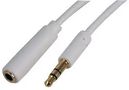 3.5MM STEREO EXTENSION LEAD 1.5M WHITE PSG3095-1.5M