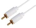 PHONO PLUG TO PLUG LEAD 1M WHITE PSG3174-1M