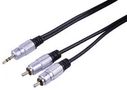 3.5MM JACK TO 2X PHONO PLUGS - 5M PSG08783