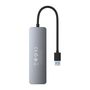 Šakotuvas USB-A 4 prievadų (USB 3.0) 15cm, pilkas B0005280B811-00 6932172636470