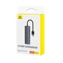 Šakotuvas USB-A 4 prievadų (USB 3.0) 15cm, pilkas B0005280B811-00 6932172636470