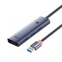 Концентратор USB-A - USB 3.0 4 порта + порт питания USB-C 50 см, серый B0005280B811-04 6932172653217