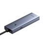 Концентратор USB-A - USB 3.0 4 порта + порт питания USB-C 50 см, серый B0005280B811-04 6932172653217
