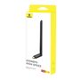 Wi-Fi USB Dual-band Adapter 2.4GHz 200Mbps + 5GHz 433Mbps with External Antenna 6dBi, Black B01317600111-02 6932172651039