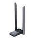 Wi-Fi USB adapteris 2.4GHz 400Mbit/s + 5GHz 867Mbit/s su išorine antena 2x5dBi, juodas B01317600111-05