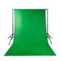 Photo Studio Backdrop Set | 1,90 x 2,95 m | Travel bag included | Tripods included | Black | 1 pcs BDKT10GN 5412810290307