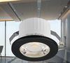 Recessed downloight, hermetic IP54, 3W, 210lm, 3000K, 38°, black cap BH06-00201